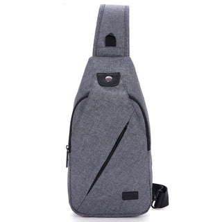 TINYAT Sling bag For 7.9 pad Black Casual Functional Men Chest Bag Pack dual earphone jack Men Shoulder Messenger Bags Pack Bag ALODIA STORE