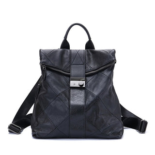 Leather Anti Theft Women Backpack Outdoor Travel Bag ALODIA STORE