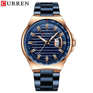 Top Brand CURREN Luxury Quartz Watches for Men Wrist Watch Classic Silver Stainless Steel Strap Men's Watch Waterproof 30M ALODIA STORE