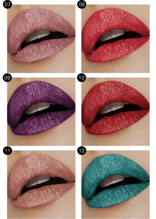 Sexy Diamond Shimmer Glitter Lipg Loss Matte To Glitter Liquid Lipstick Waterproof Diamond Pearl Colour Lip Gloss Makeup Beauty ALODIA STORE