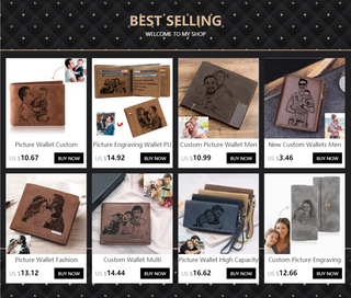 Picture Wallet Business Men Long Large Capacity Clutch Multi-Card ALODIA STORE