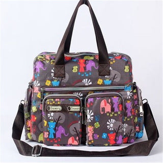 Ladies LargeCapacity Waterproof Tote Bag Flower ALODIA STORE