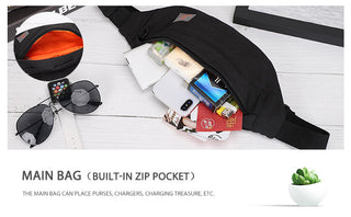 TINYAT New Men Casual Waist Pack Bag Brand Canvas Shoulder Fanny Packs Women Belt Bag Pouch For Money Phone Black Bum Hip Bag ALODIA STORE