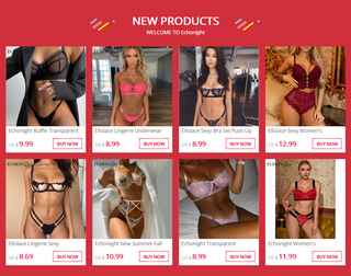 Echonight Sequin Lingerie Set Sexy Push up Women's Underwear Set Lace Bra 3 Piece Set Padded Bra and Thong Lingerie Dropshipping ALODIA STORE