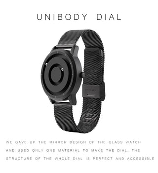 EUTOUR New Innovative Blue Gold Magnetic Metal Multifunctional Watch Men's Fashion Sports Quartz Watch Simple Men's Watch ALODIA STORE