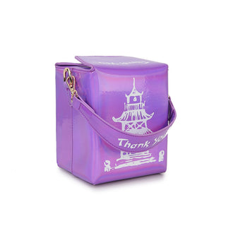 ENJOININ Chinese Takeout Box Purse Pu Leather Women ALODIA STORE