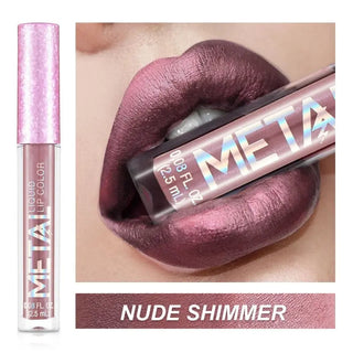 Lips Makeup Glitter Liquid Lipstick Waterproof Shiny Shimmer Metallic Lip Gloss Tint Long Lasting Lipgloss Cosmetics ALODIA STORE