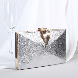 Gold For Bridal Metal Leaf Lock Shoulder Bag  ZD1524 ALODIA STORE