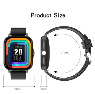 Full Touch Sport Smart Watch Men Women Heart Rate Fitness Tracker Bluetooth call Smartwatch wristwatch GTS 2 P8 plus watch+Box ALODIA STORE