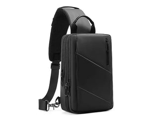 EURCOOL Crossbody Bag Men USB Charging Chest Pack Travel Water Repellent Hand Casual Shoulder Bag Male Purses сумки на плечо ALODIA STORE