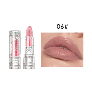 QIBEST Newest Lip Balm Wholesale Lip Care Lip Plumper Moisturizing Lip Balm Color Changing Lip Balm Glitter Lip Balm For Girl ALODIA STORE