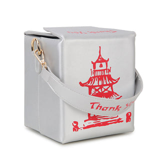 ENJOININ Chinese Takeout Box Purse Pu Leather Women ALODIA STORE