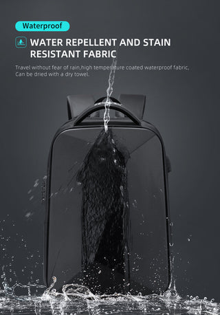 Fenruien Brand Laptop Backpack Anti-theft Waterproof School Backpacks USB Charging Men Business Travel Bag Backpack New Design ALODIA STORE