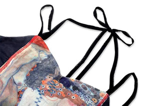 TROPICON Y2k Halter Top Summer 2021 Women Fashion Klimt Aesthetic Mesh Cami Top Croptop Print Bustiers Corsets Top Trendy ALODIA STORE