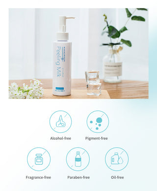 HANAJIRUSHI Facial Body Exfoliator Cream Peeling Milk Emulsion Scrub Polish Skin Remove Dead Skin Cell Horny Moisture Skin 120ml ALODIA STORE