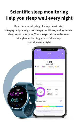 Women Smart Watch Men Smartwatch Heart Rate Monitor Sport Fitness Music Ladies Waterproof Watch For Android IOS Phone ALODIA STORE