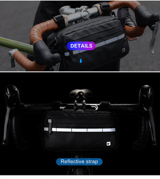 Rhinowalk Handlebar Bag Bicycle Bag Frame Pannier Bag Waterproof Multifunction Portable Shoulder Bag Cycling Bag Bike Accessorie ALODIA STORE