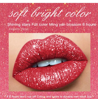 Sexy Diamond Shimmer Glitter Lipg Loss Matte To Glitter Liquid Lipstick Waterproof Diamond Pearl Colour Lip Gloss Makeup Beauty ALODIA STORE