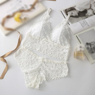 Sexy Lace Underwear French Bra Set Comfortable Women Bras Lingeries Ladies Underwear Suit ALODIA STORE