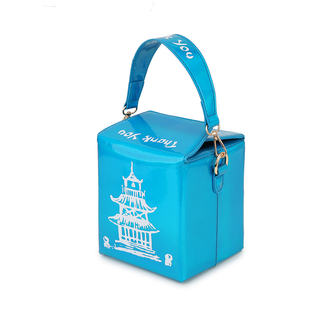 ENJOININ Chinese Takeout Box Purse Pu Leather Women ALODIA STORE