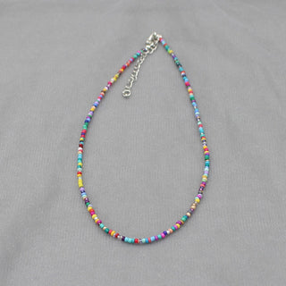 Simple Seed Beads Strand Choker Necklace Women String  Collar Charm Colorful Handmade Bohemia Collier Femme Jewelry Gift ALODIA STORE