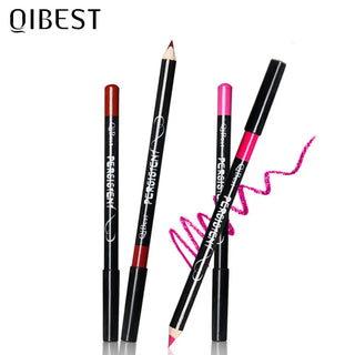 QIBEST 12Colors Lip Liner Lip Makeup Long-lasting Matte Lipliner Pencil Waterproof Moisturizing Lipstick Contour Cosmetics TSLM2 ALODIA STORE