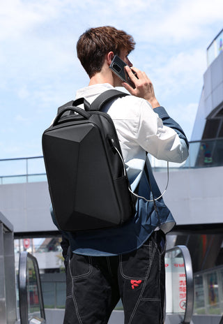 Fenruien Brand Laptop Backpack Anti-theft Waterproof School Backpacks USB Charging Men Business Travel Bag Backpack New Design ALODIA STORE
