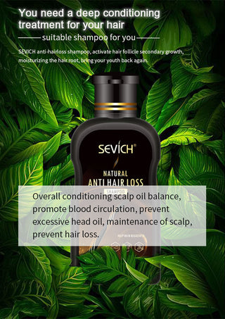Sevich 10 pcs/lot Instant Black Hair Shampoo Make Grey and White Hair Darkening Shinny in 5 minutes ALODIA STORE