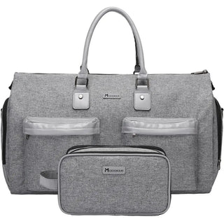 Grey Carry On Business Travel Duffel Bag Cosmetic Bag Overnight Weekender Bag  Duffel Hanging Clothes Bag in 2020 ALODIA STORE