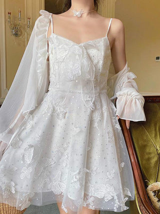 French Fairy Dress Women Elegant Sleeveless ALODIA STORE