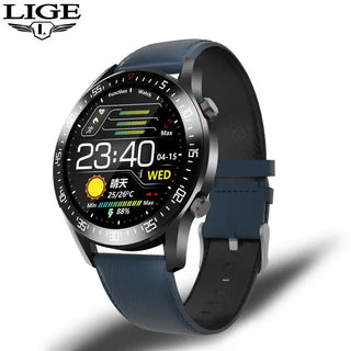 LIGE New Steel Band Digital Watch Men Sport Watches Electronic LED Male Wrist Watch For Men Clock Waterproof Bluetooth Hour ALODIA STORE