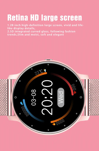 LIGE New Women Smart Watch Men Real-Time Activity Tracker Heart Rate Monitor Sports Ladies Smart Watch Men For Android IOS ALODIA STORE