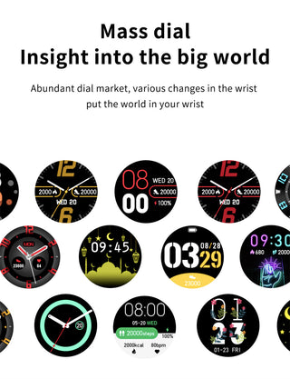 Women Smart Watch Men Smartwatch Heart Rate Monitor Sport Fitness Music Ladies Waterproof Watch For Android IOS Phone ALODIA STORE