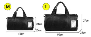 Travel Bag Carry on Luggage Duffel Bags Large PU Leather Tote Belt Weekend Crossbody Bag Overnight Solid sac de voyage XA88WC ALODIA STORE