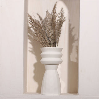 Nordic Ins Creative Ceramics Vase Home Ornaments White Vegetarian Flower Pot Vases Home Decorations Craft Gifts ALODIA STORE