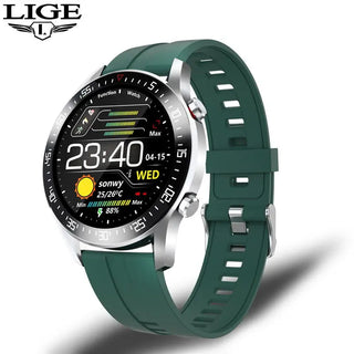 LIGE New Steel Band Digital Watch Men Sport Watches Electronic LED Male Wrist Watch For Men Clock Waterproof Bluetooth Hour ALODIA STORE
