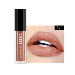 QIBEST Liquid Lipstick Lips Matte Lipgloss Pigment Waterproof - Alodia Store