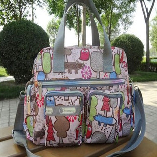 Ladies LargeCapacity Waterproof Tote Bag Flower ALODIA STORE