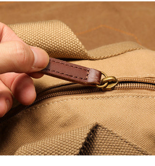 Male Large Capacity Canvas Travel Bags Men Fitness Sports Training Handbag With Shoes Pocket Black Khaki Shoulder Bag XA32M ALODIA STORE