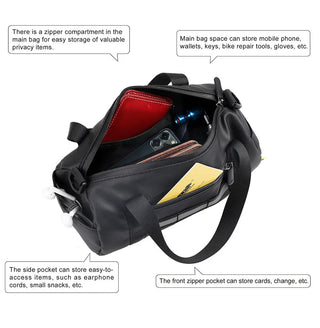 Rhinowalk Handlebar Bag Bicycle Bag Frame Pannier Bag Waterproof Multifunction Portable Shoulder Bag Cycling Bag Bike Accessorie ALODIA STORE