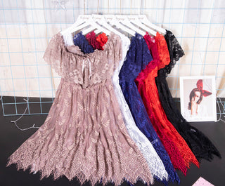 Lingerie Ladies Sexy lace Nightdress M-3XL ALODIA STORE