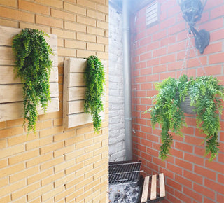 Artificial Plant Vines Wall Hanging Rattan Leaves Branches Outdoor Garden Home Decoration Plastic Fake Silk Leaf Green Plant Ivy ALODIA STORE