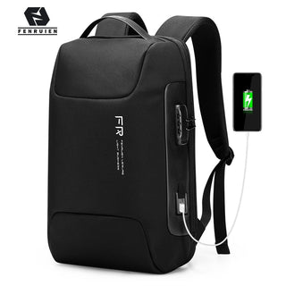 Fenruien Waterproof 15.6 Inch Men Laptop Backpack Usb Charging School Bag Anti Theft Backpack Male Travel Backpacks 2020 New ALODIA STORE