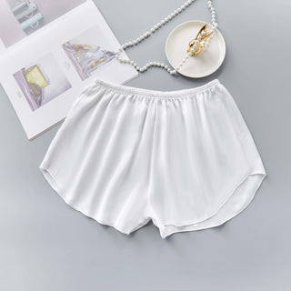 Fashion Ice Silk Safety Pants Women Summer Sexy Cool Comfort Sleep Bottoms Simple Home Shorts Ladies Pajama Shorts Underwear ALODIA STORE