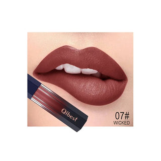 QIBEST Lip Gloss Makeup Moisturizer Waterproof 12 Colors Makeup Lipstick Long Lasting Liquid Lipstick Lip Tint Cosmetics TLSM2 - Alodia Store