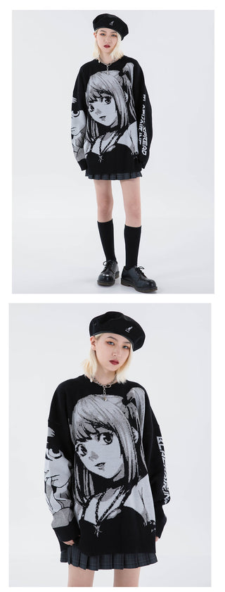 Knitted Harajuku Winter Clothes Women 2022 Oversized Sweaters y2k Gothic Long ALODIA STORE