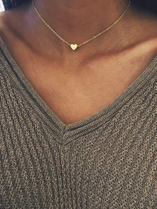 New Trendy Multilayer Heart Butterfly Necklace for Women Fashion Gold Silver Color Geometric Chain Collar Necklace Jewelry Gift ALODIA STORE