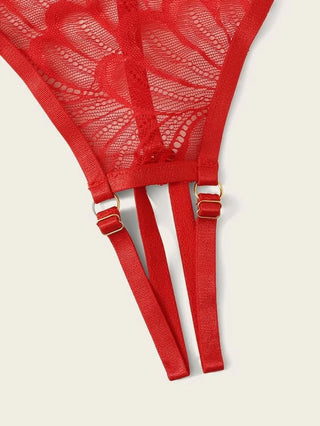 Ellolace Lingerie Set Sexy Hollow Out Lingerie Underwear Set Women's Push Up Bra Erotic Lingerie Sex Underwear For Women ALODIA STORE
