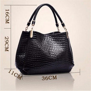 Ladies Hand Top-handle Bags for Women 2019 PU Leather Designer Handbags High Quality Women Shoulder Bag Black Bolsa Feminina Sac ALODIA STORE