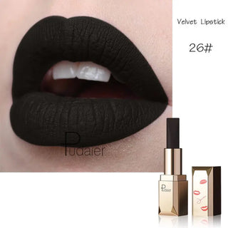 Pudaier Brand Matte Lipstick Professional Makeup for Women Long Lasting Velvet Tint Matt Sexy Lip Stick Nice Shades Batom Matte ALODIA STORE